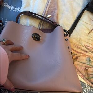 Coach Light Pink Shoulder Bag